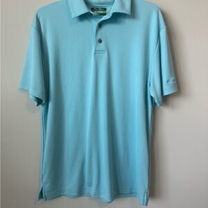 Hogan Light Blue Men's Polo Shirt men’s size medium